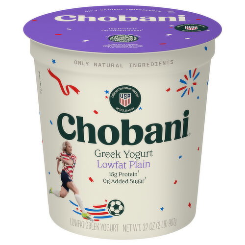 Chobani Lowfat Plain Greek Yogurt