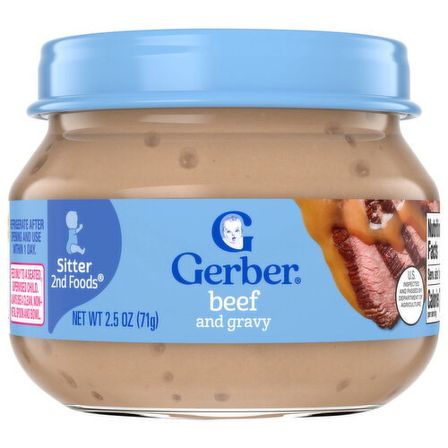 Gerber Sitter 2nd Foods Stage 2 Beef and Gravy Image 1 of 6