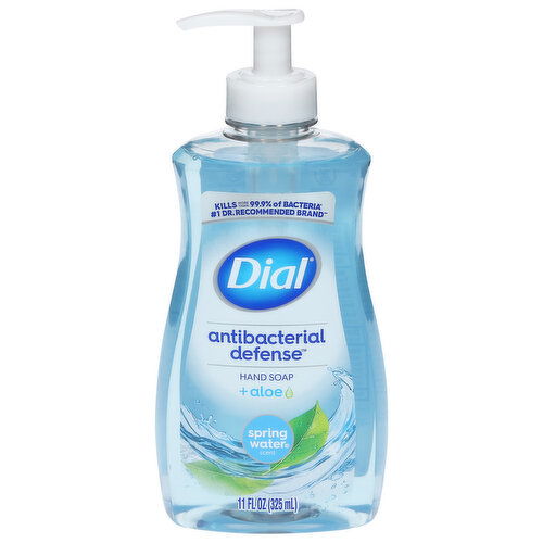 Dial Hand Soap, +Aloe, Antibacterial Defense, Spring Water