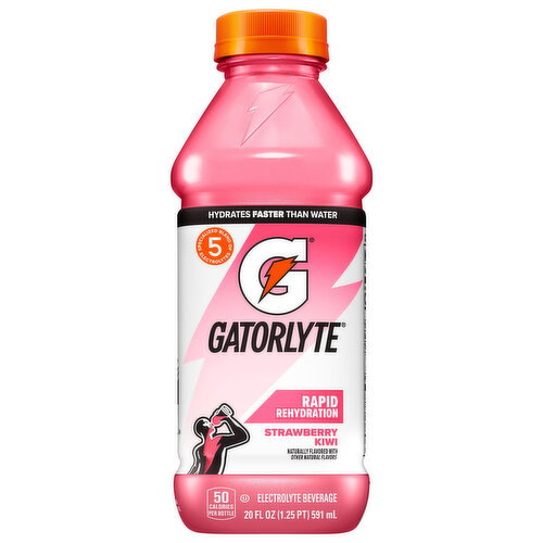 Gatorlyte Rapid Rehydration Strawberry Kiwi Electrolyte Beverage Image 1 of 3