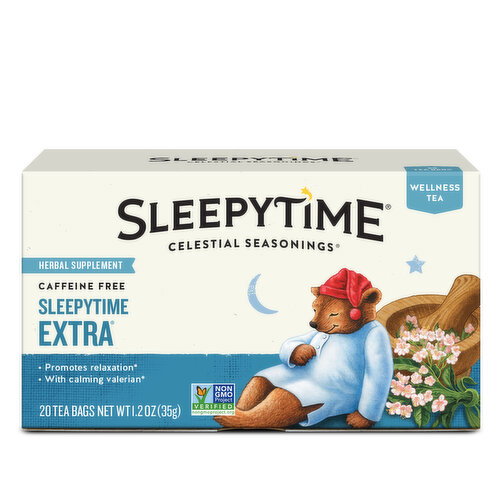Celestial Seasonings Caffeine Free Tea Bags Wellness Tea