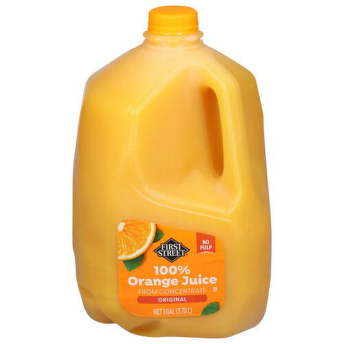 First Street 100% Juice, Orange