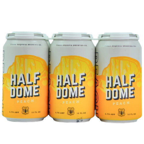 Half Dome Peach 6 pk
