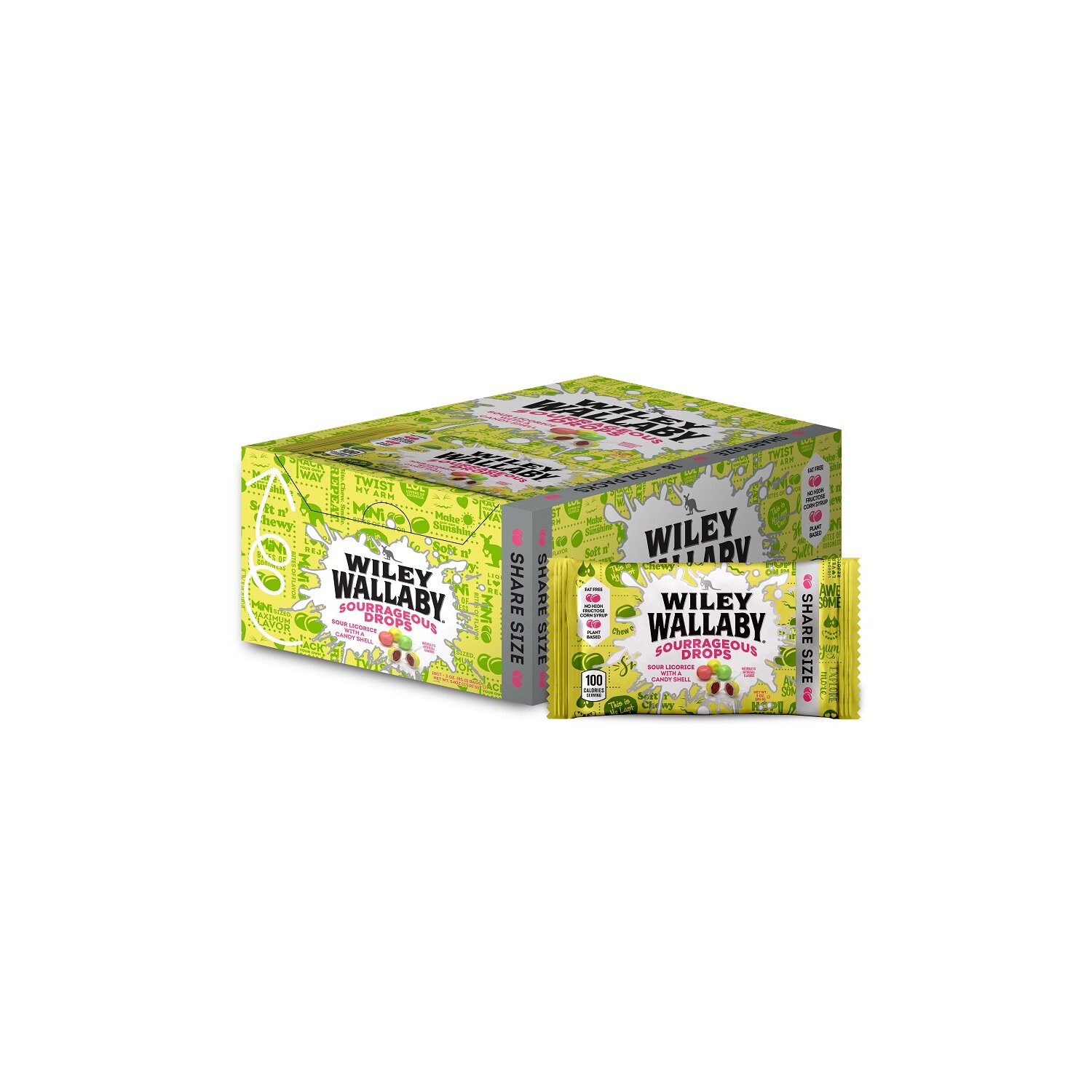 Wiley Wallaby Sourrageous Drops - Smart & Final