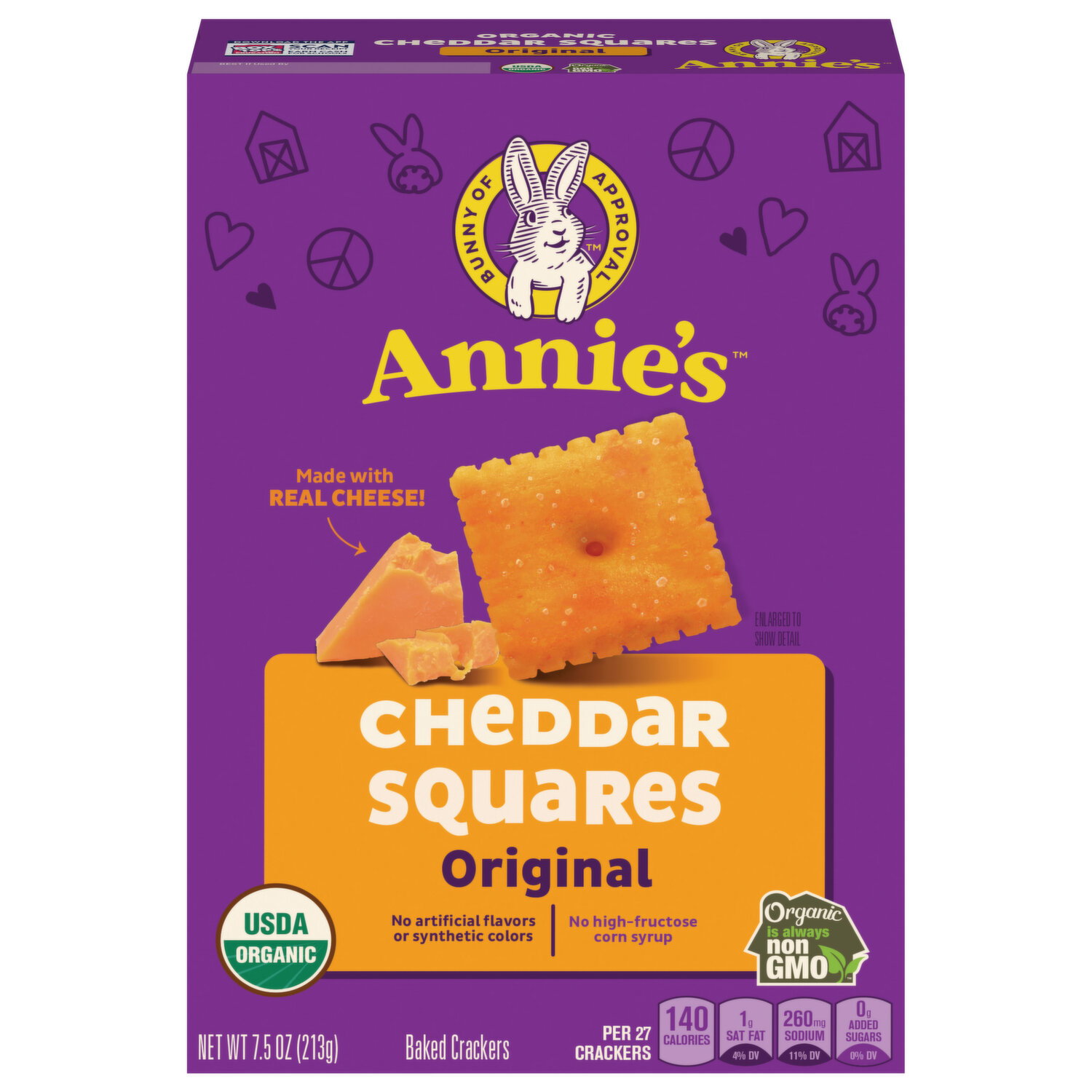 Annie's Cheddar Bunnies Original Baked Crackers - Smart & Final