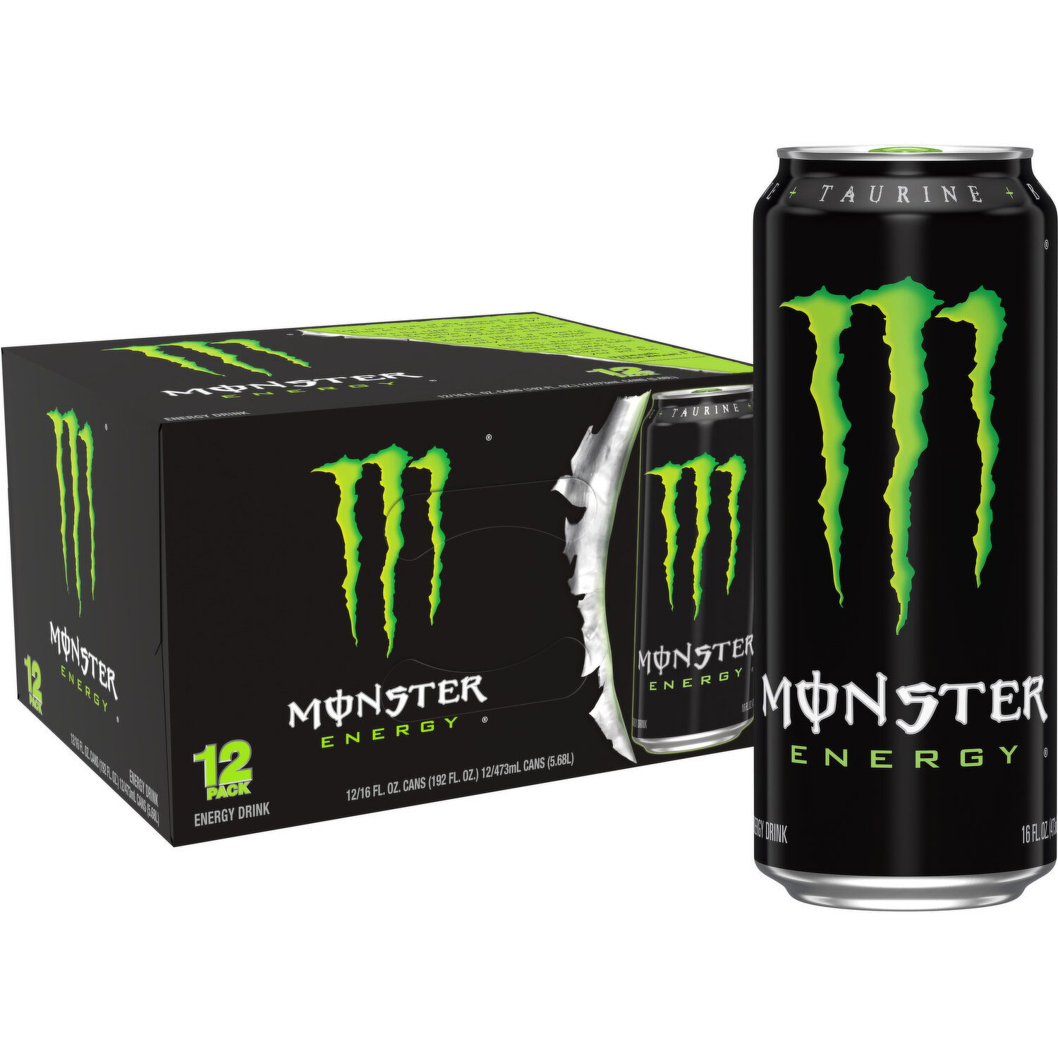 Monster Energy Monster Energy, Original, Energy Drink, 12 Pack