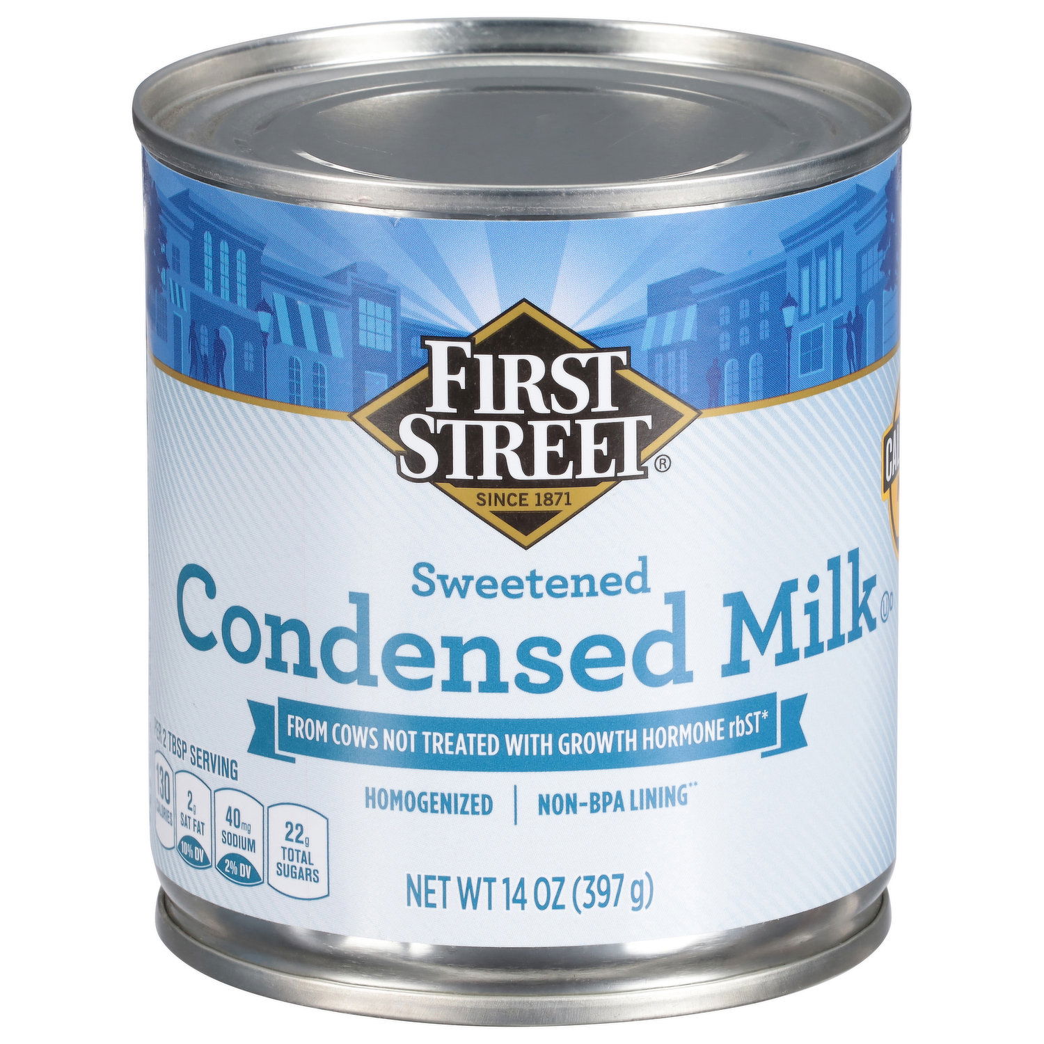 First Street Condensed Milk, Sweetened - Smart & Final