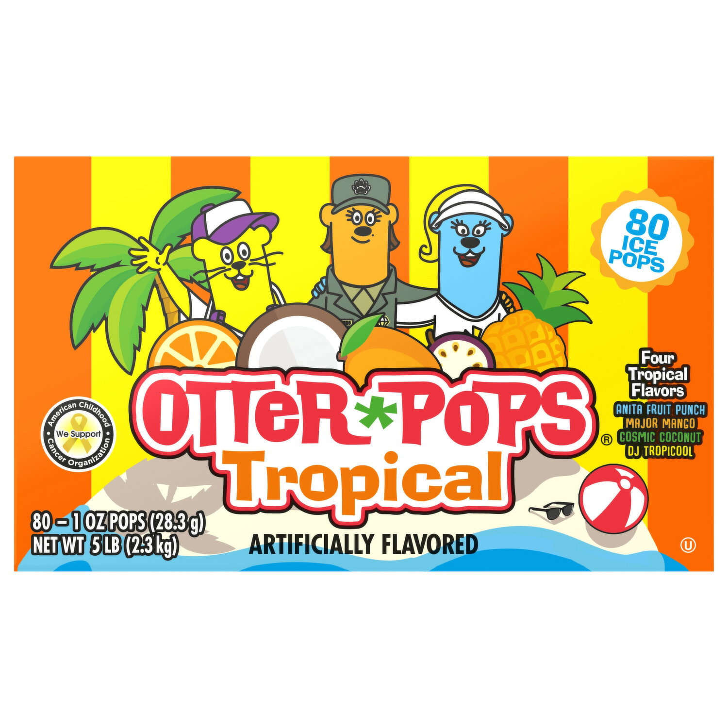 Otter Pops Tropical Ice Pops - Smart & Final