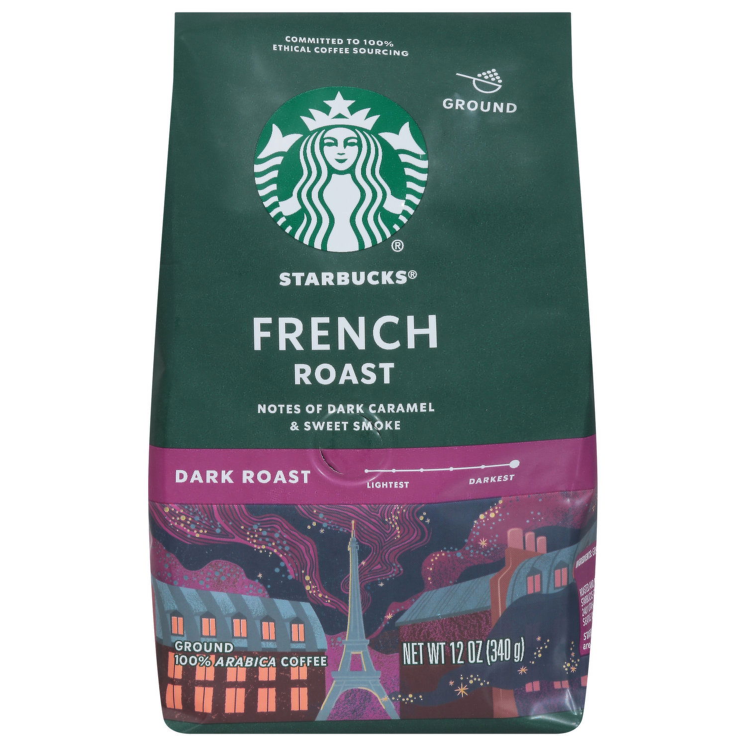 Starbucks Coffee 100 Arabica Ground Dark Roast French Roast Smart Final