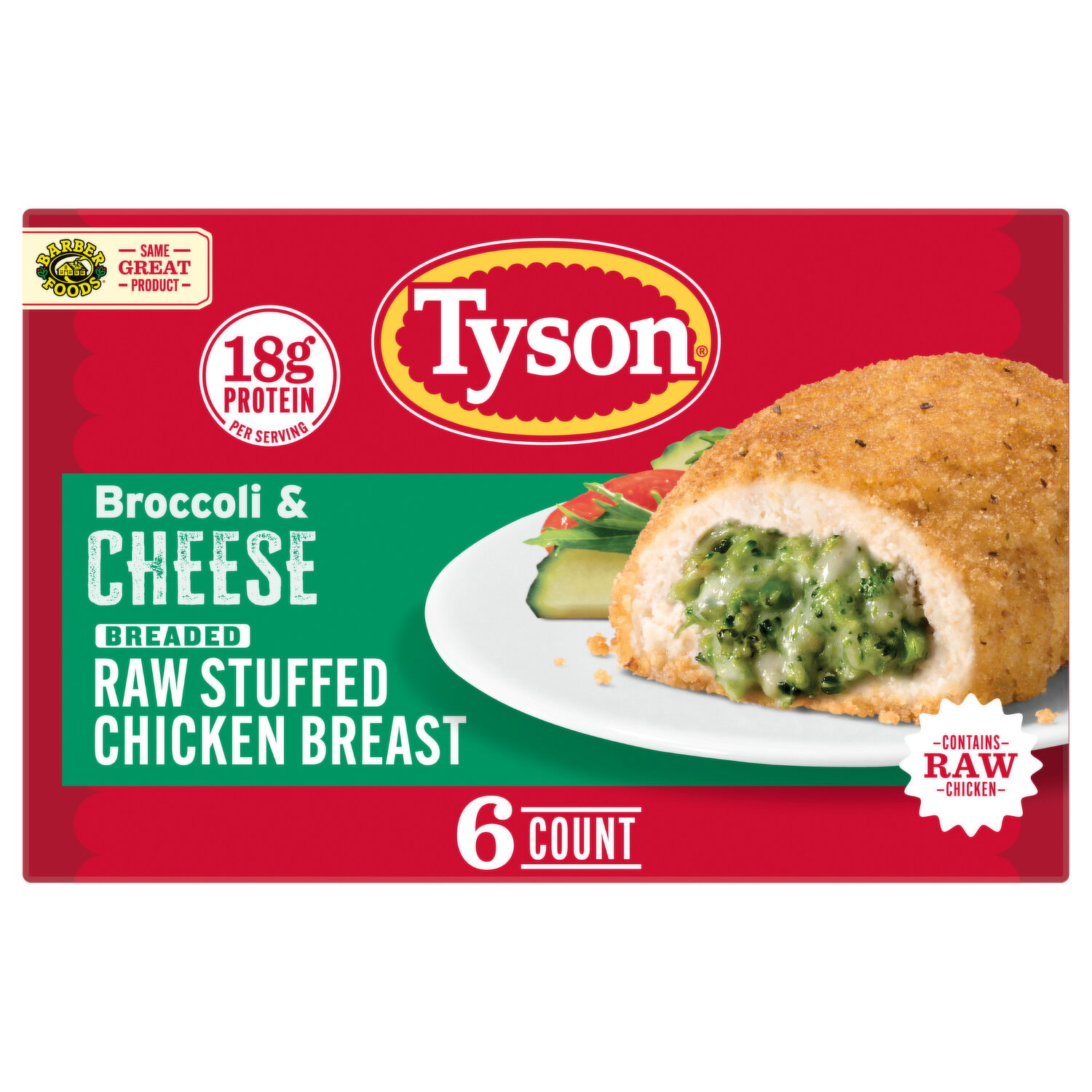 Tyson Frozen Stuffed Chicken Breasts Broccoli Cheese - Smart & Final
