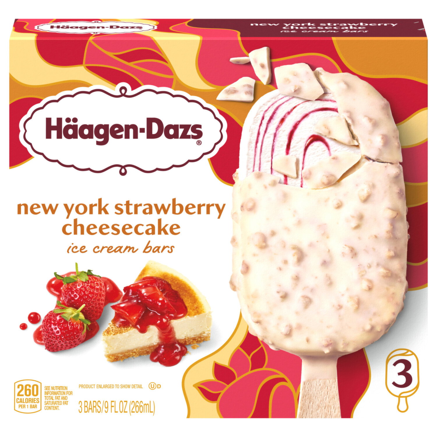 icecream88ページ Haagen-Dazs New York Strawberry Cheesecake Ice Cream Bars - Smart