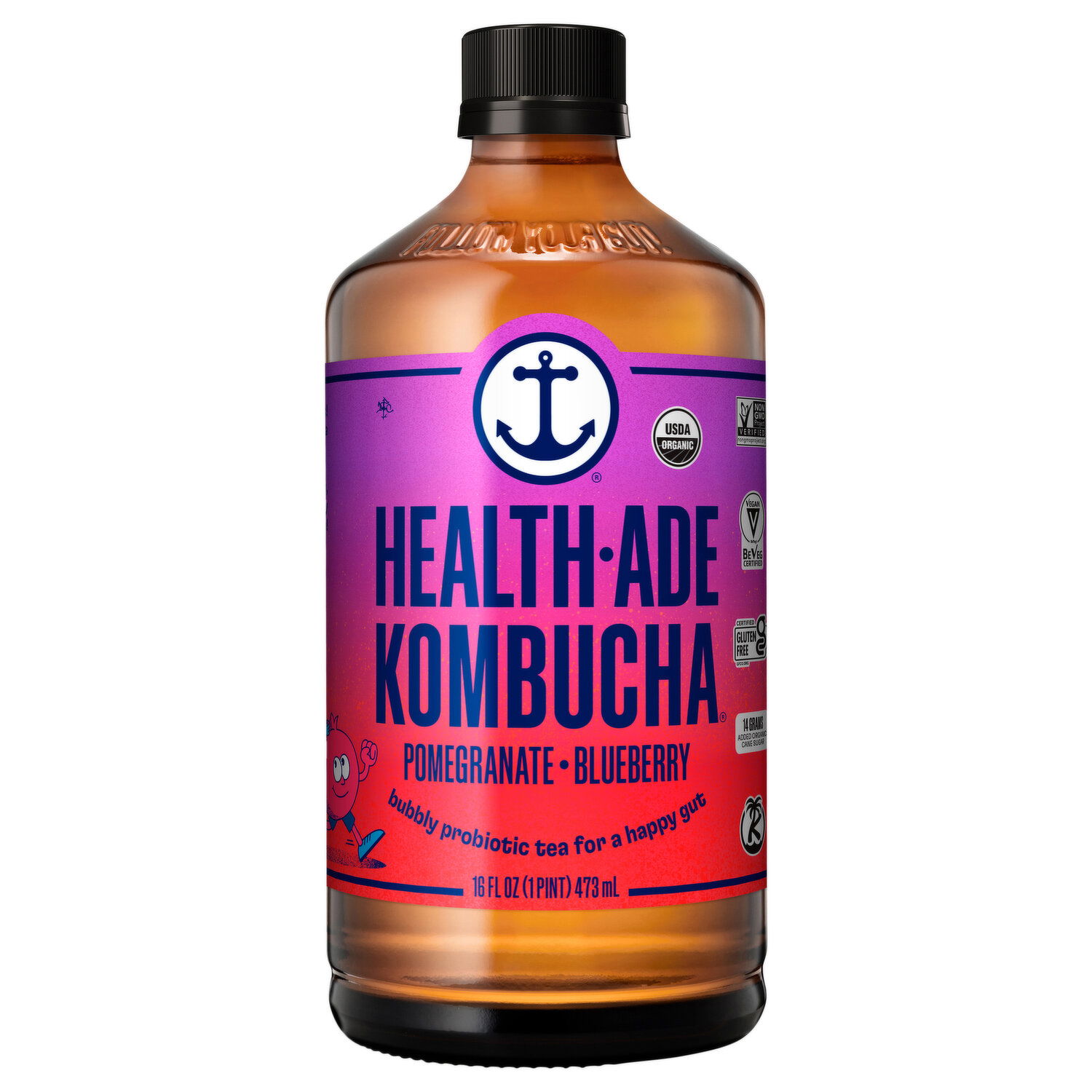 Health-Ade Pomegranate Blueberry Kombucha - Smart & Final