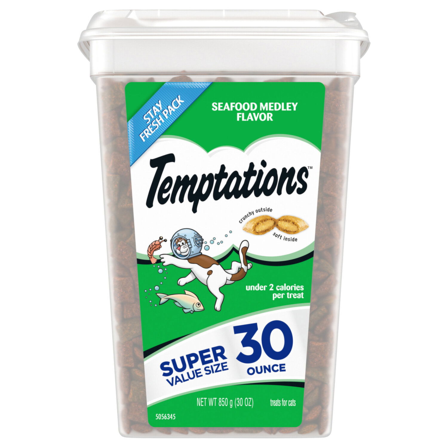 Temptations Seafood Medley Flavor Super Value Size Treats for Cats