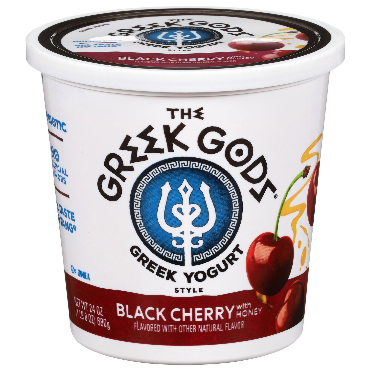 The Greek Gods Greek Style Black Cherry with Honey Yogurt - Smart
