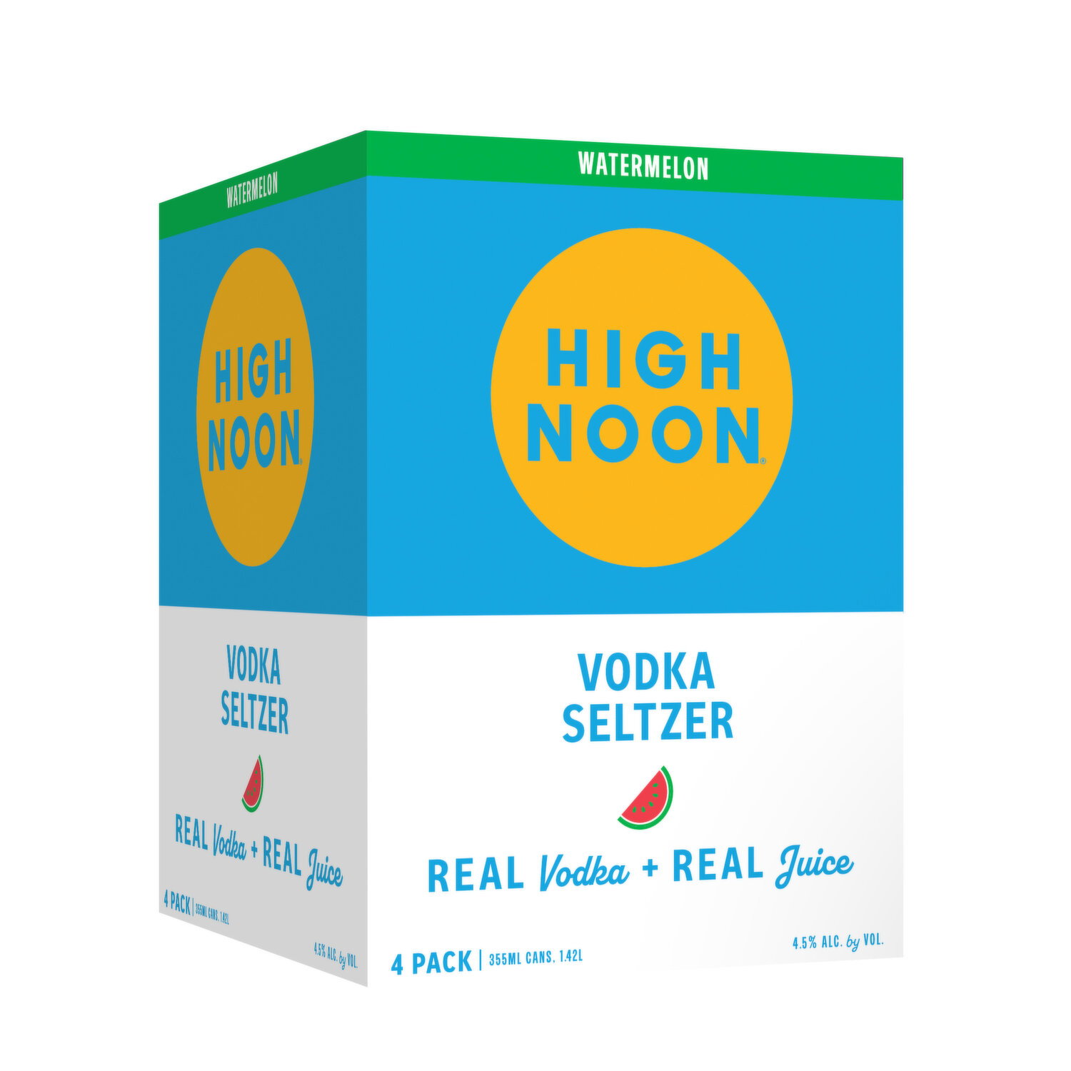 High Noon Peach Vodka Hard Seltzer Can 4 Pack - Smart & Final