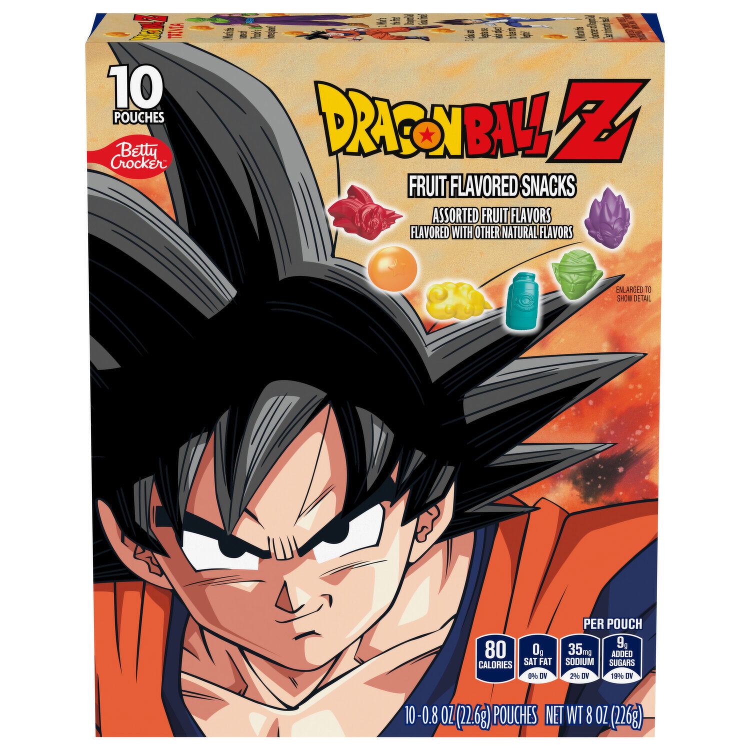 Betty Crocker Dragonball Z Assorted Fruit Flavored Snacks - Smart
