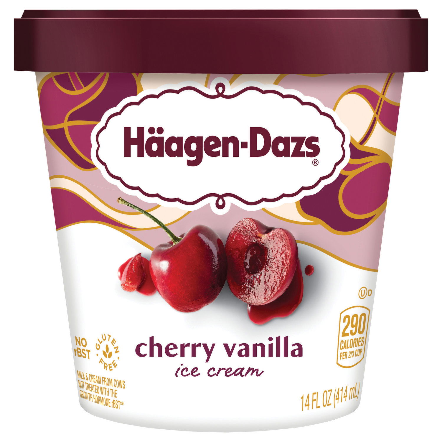 Haagen-Dazs Ice Cream, Cherry Vanilla - Smart & Final