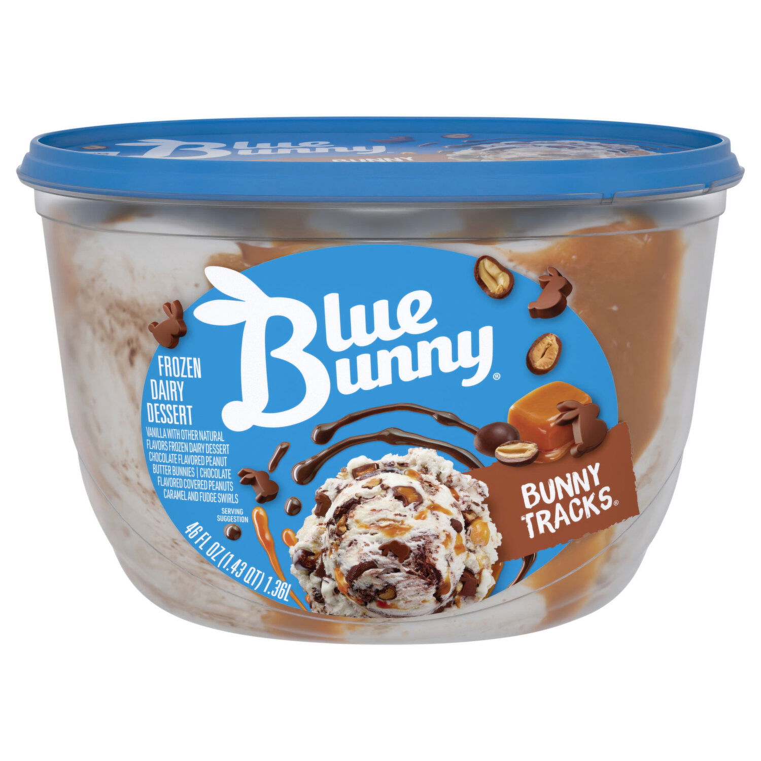 Blue Bunny Frozen Dairy Dessert, Cherry Chocolate Chunk - Smart