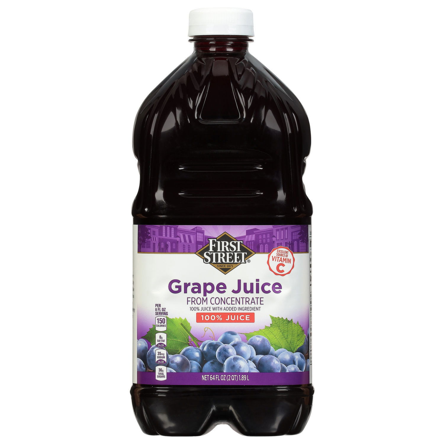 First Street 100% Juice, Grape - Smart & Final