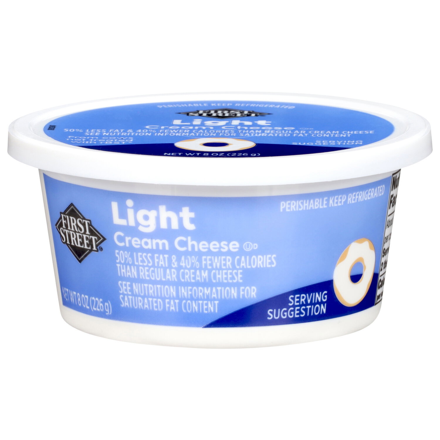 First Street Cream Cheese, Light - Smart & Final