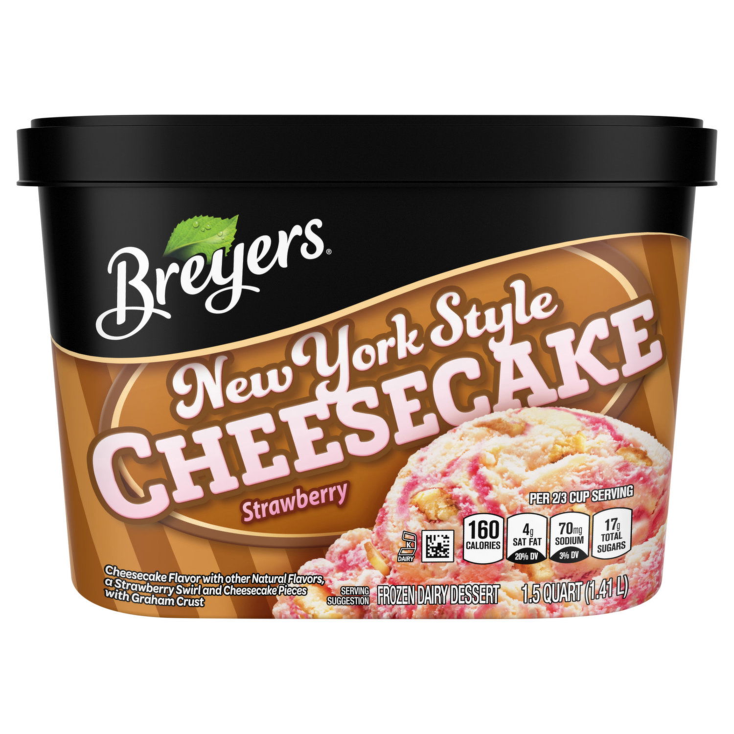 Breyers Frozen Dairy Dessert, New York Style Cheesecake