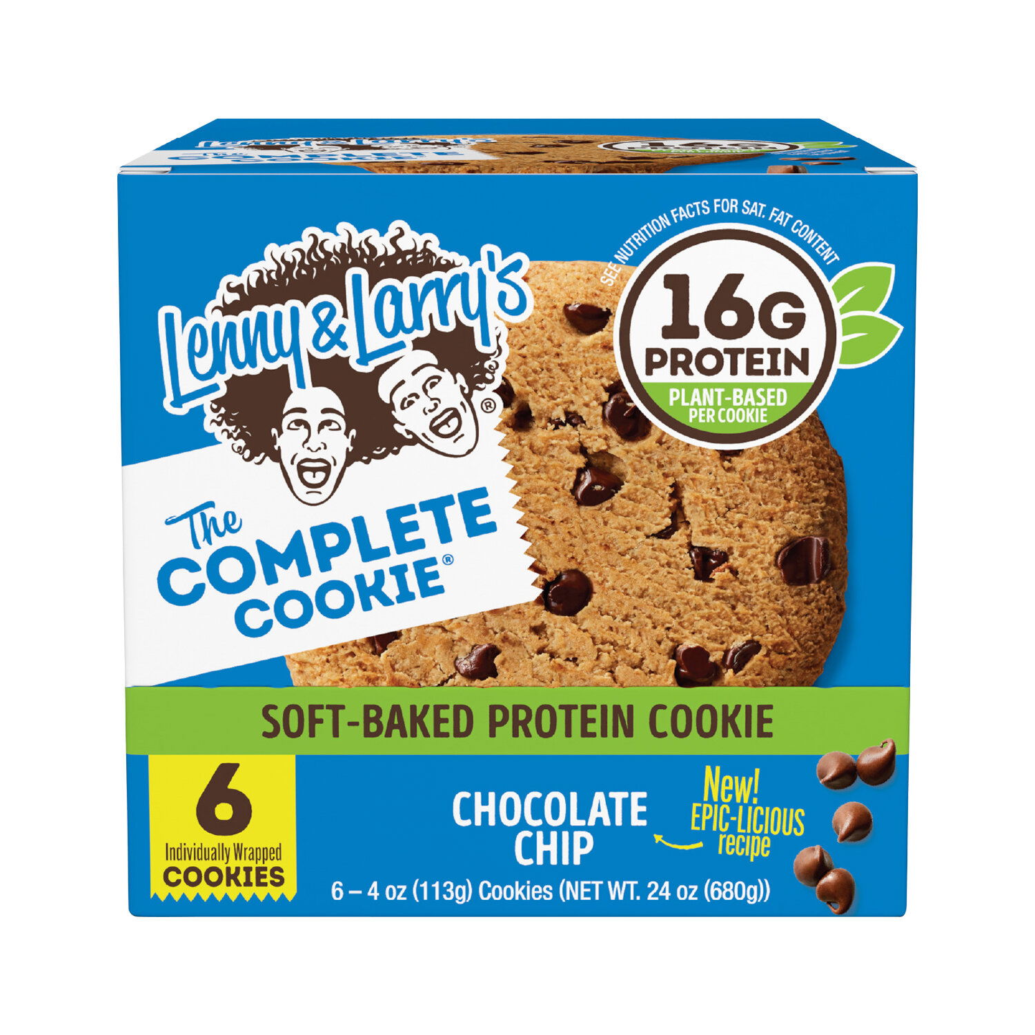 Lenny & Larry's Cookies, Protein, Soft-Baked, White Chocolate