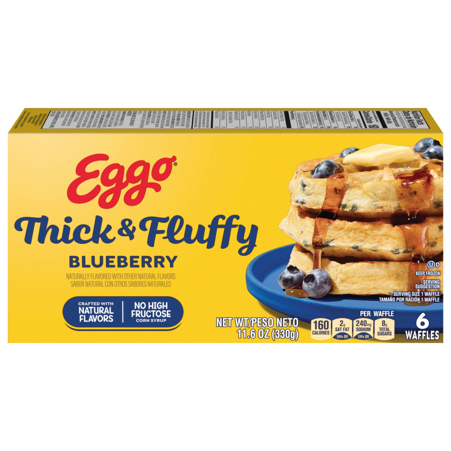 うめこ＊プロフィール必読CLANEOVER MAXIDUFFLECOAT Eggo Thick & Fluffy Blueberry Waffles - Smart & Final