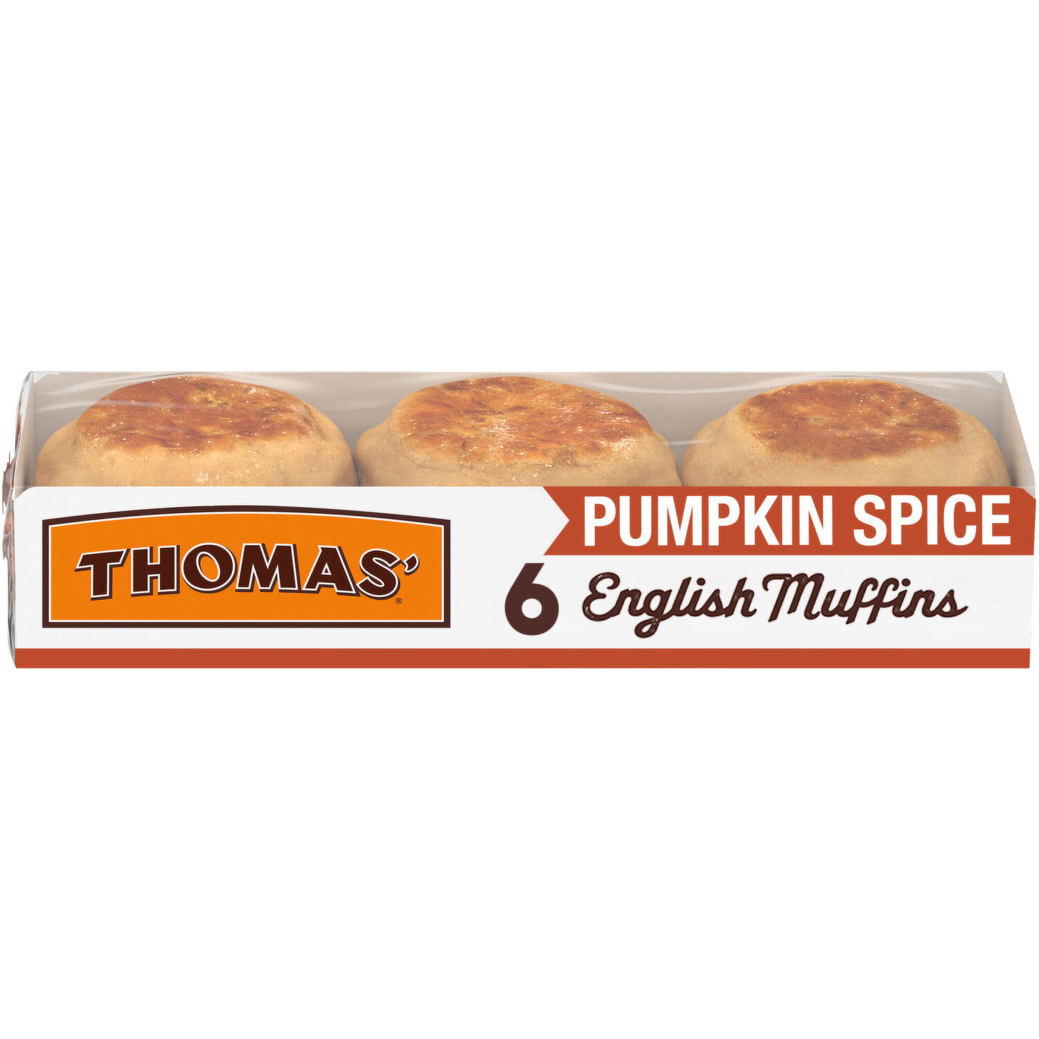 Muffin様✨ Thomas' Pumpkin Spice English Muffins, 6 count, 12 oz - Smart & Final