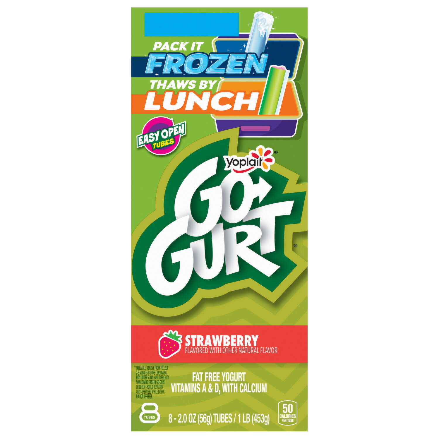 Go-Gurt Fat Free Marvel Spider-Man Wall Crawler Strawberry/Heroic
