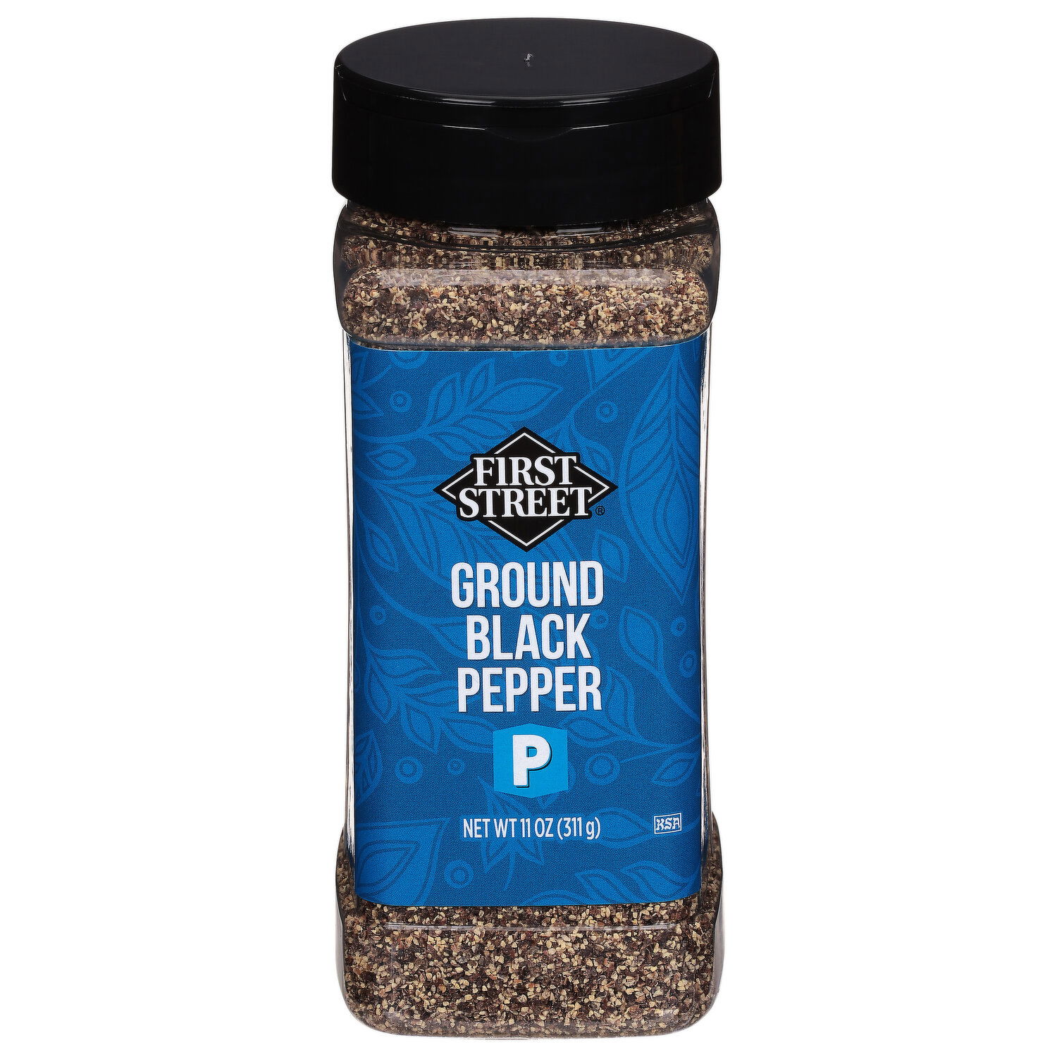 The Spice Way Ground Black Pepper - 8 Ounce Fine Powder For Cooking, Steak, Eggs & Chicken - Pure Non-GMO Pepper