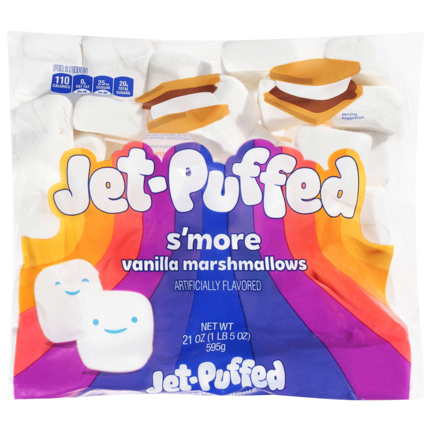 Jet-Puffed Marshmallows, Vanilla, S'more - Smart & Final