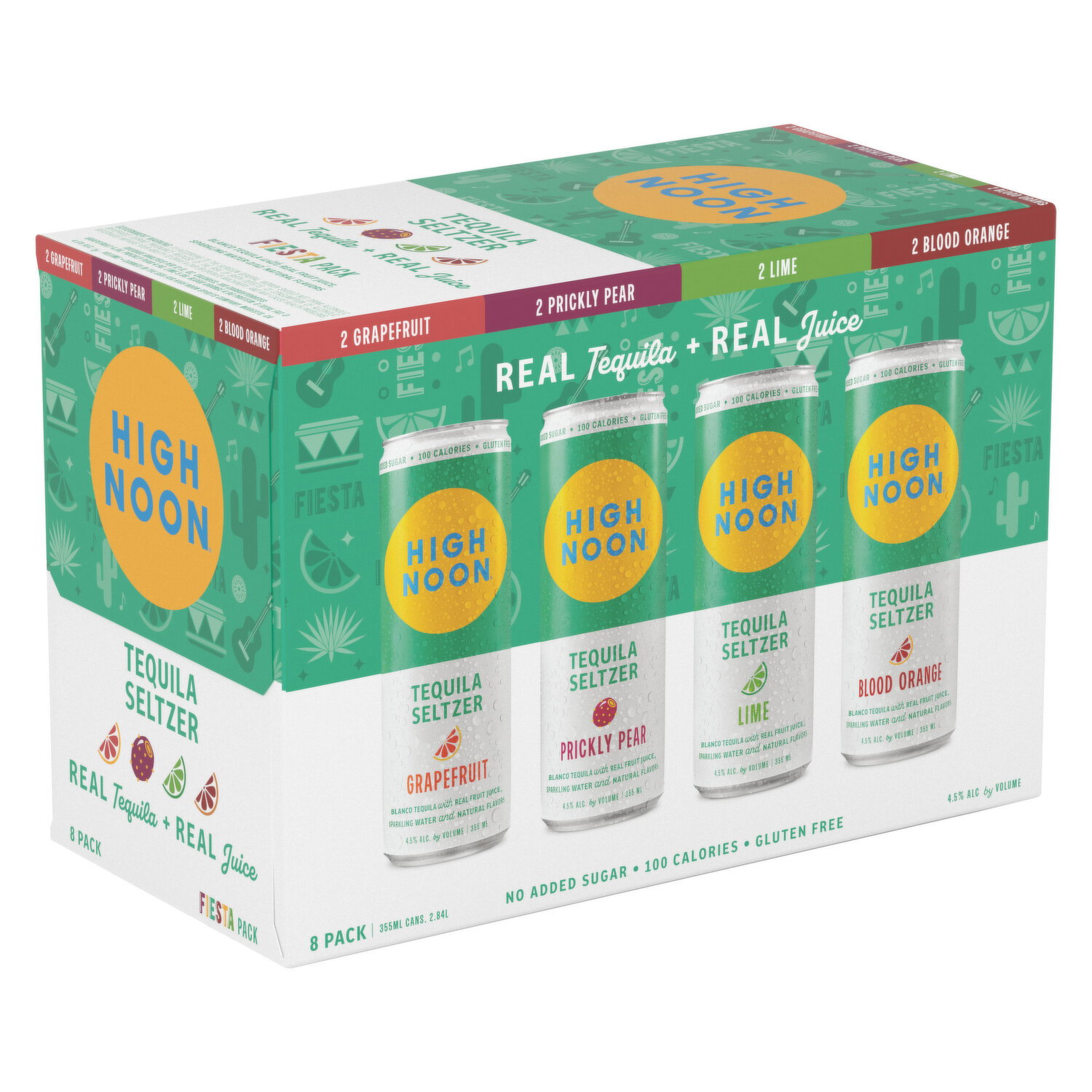 High Noon Fiesta Pack Tequila Hard Seltzer Variety 8 pk - Smart