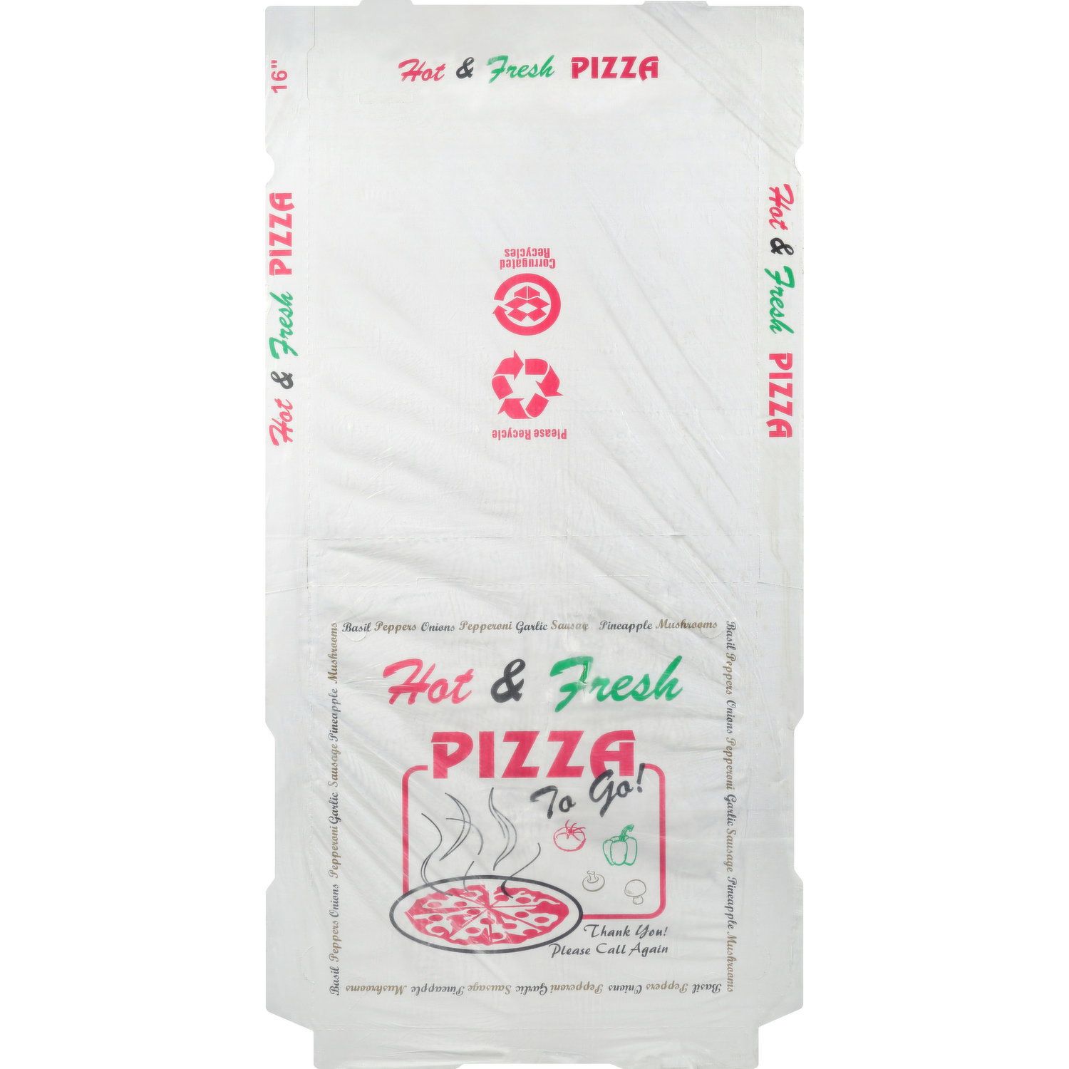 First Street Pizza Boxes, 16 Inches, Hot & Fresh - Smart & Final