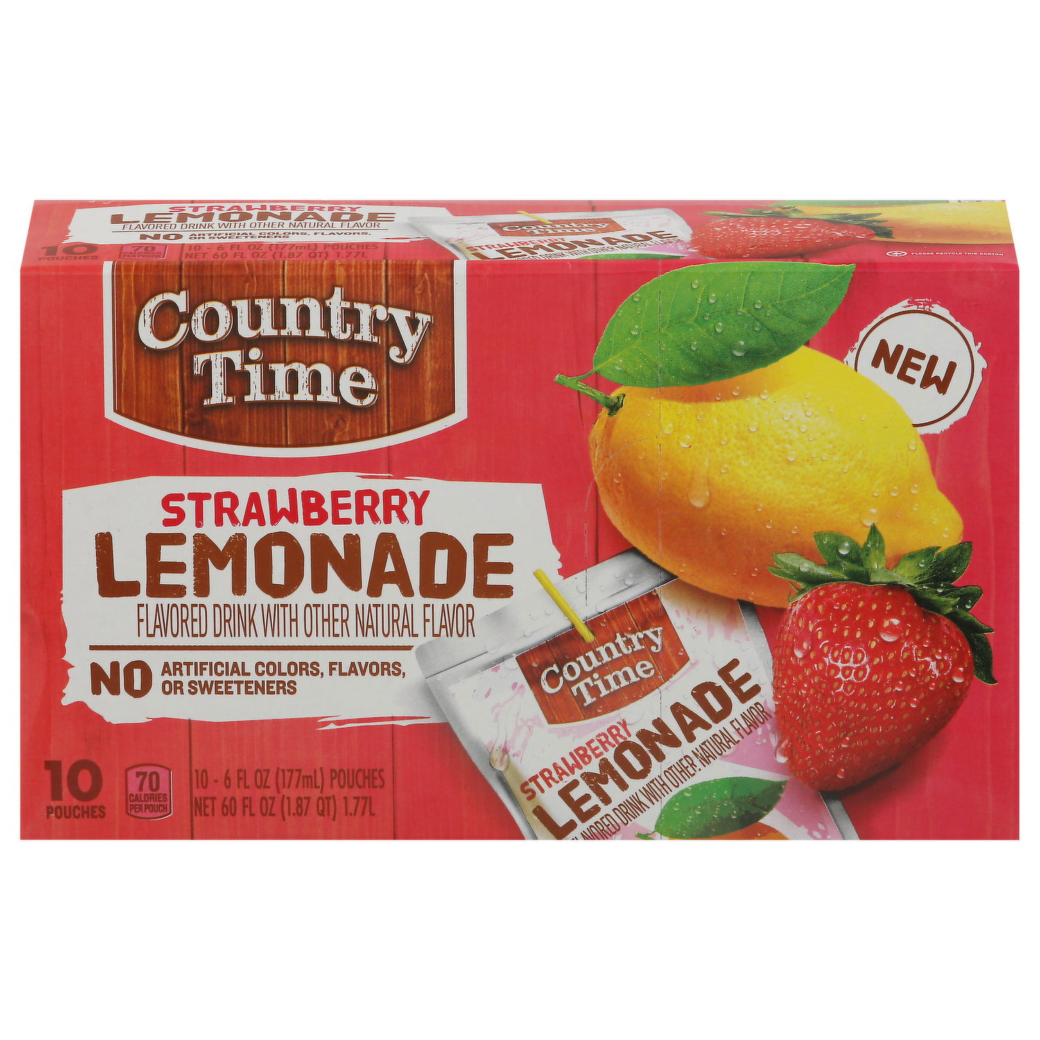Country Time Lemonade, Strawberry - Smart & Final