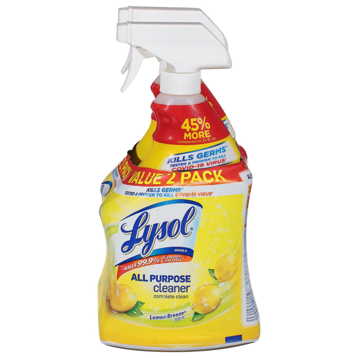 Lysol All Purpose Cleaner, Complete Clean, Lemon Breeze Scent