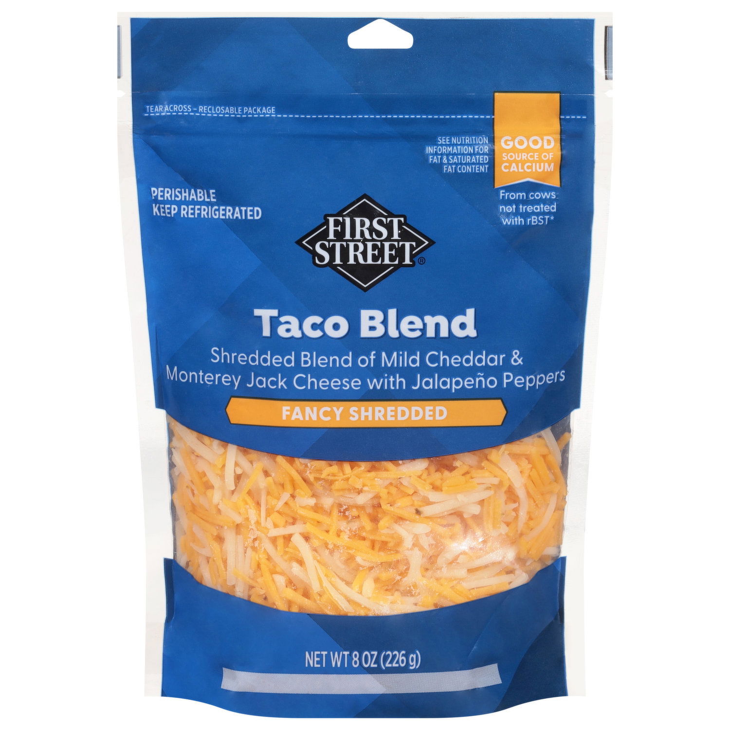 First Street Fancy Shredded Cheese, Taco Blend - Smart & Final