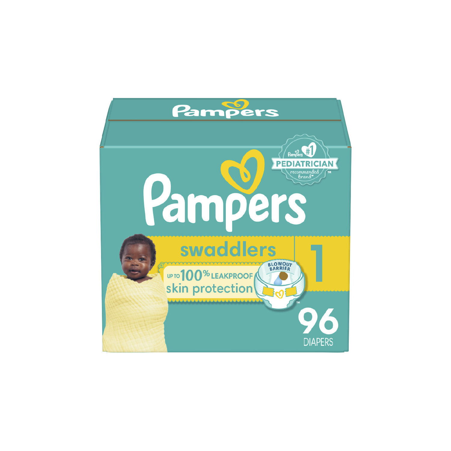 Pampers Swaddlers Diapers - Size 1 (8-14 lbs) - Smart & Final