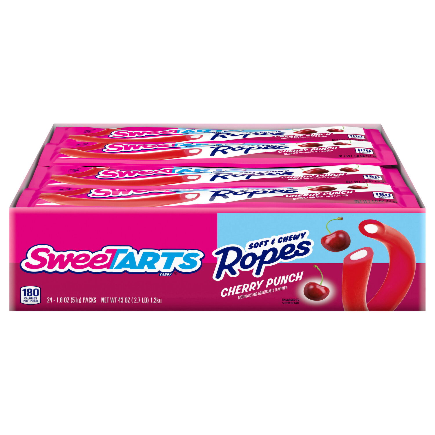 Sweetarts Soft & Chewy Cherry Punch Ropes - Smart & Final