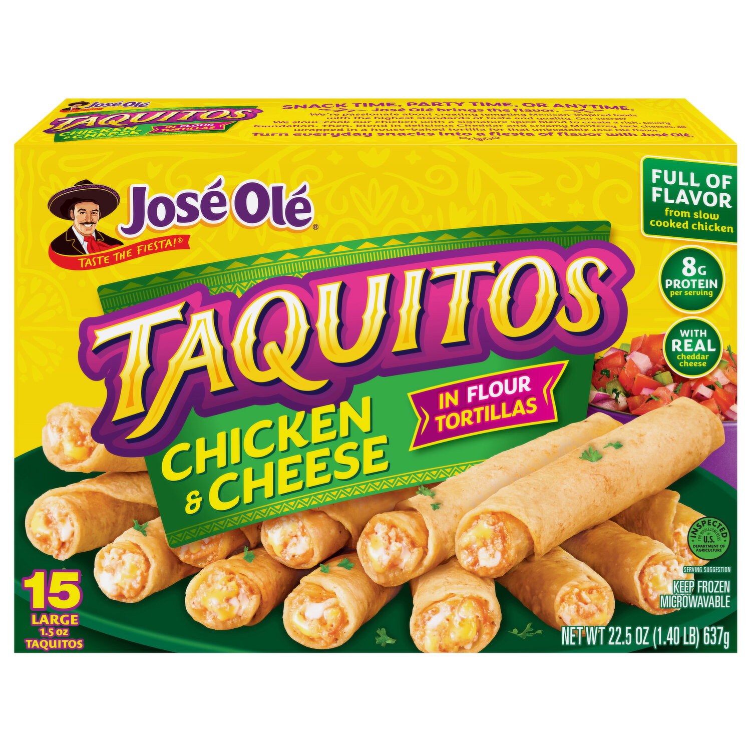 Jose Ole Chicken & Cheese Large Taquitos - Smart & Final