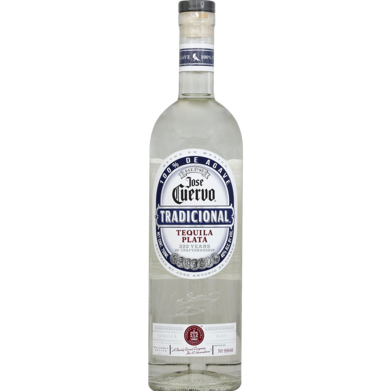 Jose Cuervo テキーラ クエルボ トラディショナル シルバー 38度
