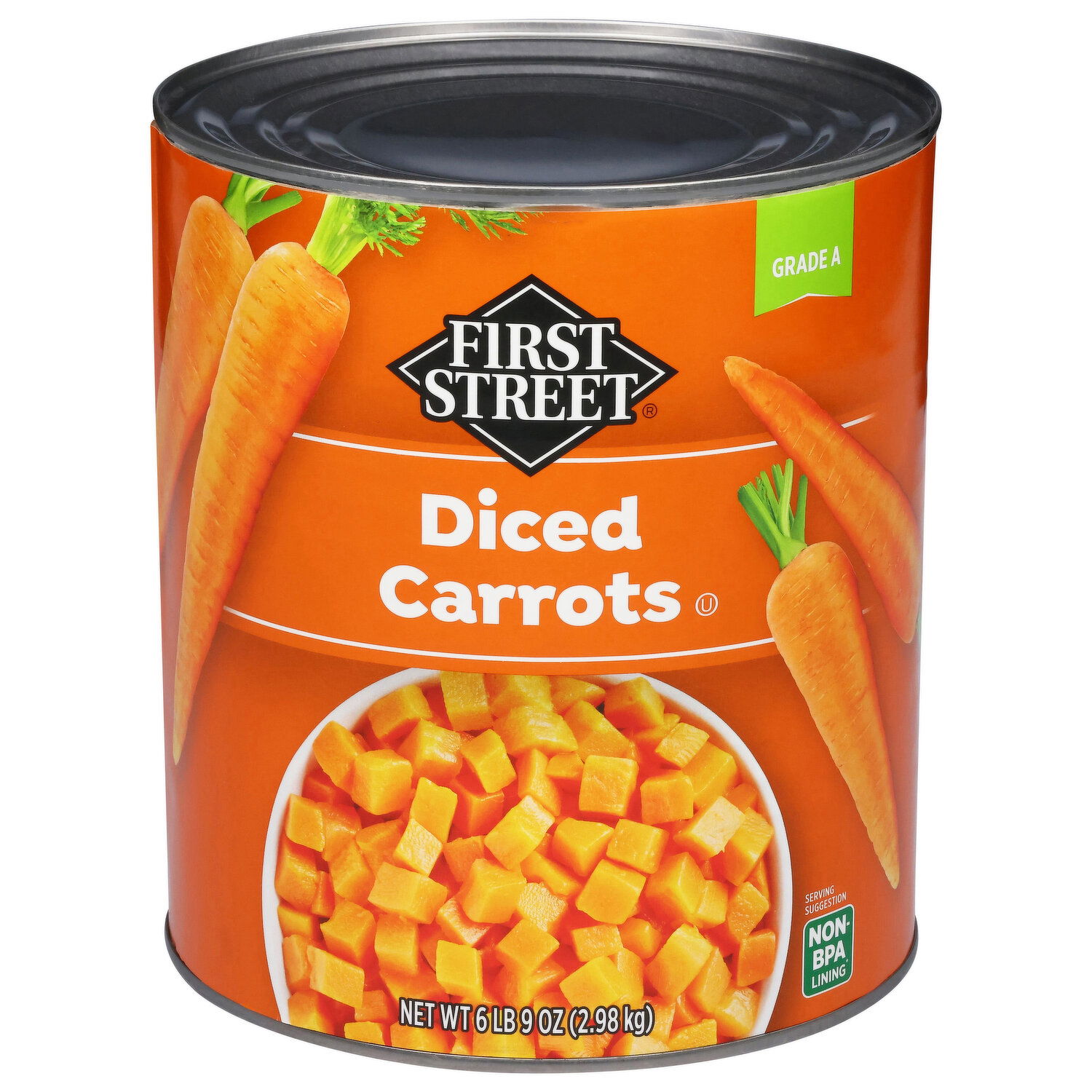 First Street Carrots, Diced - Smart & Final