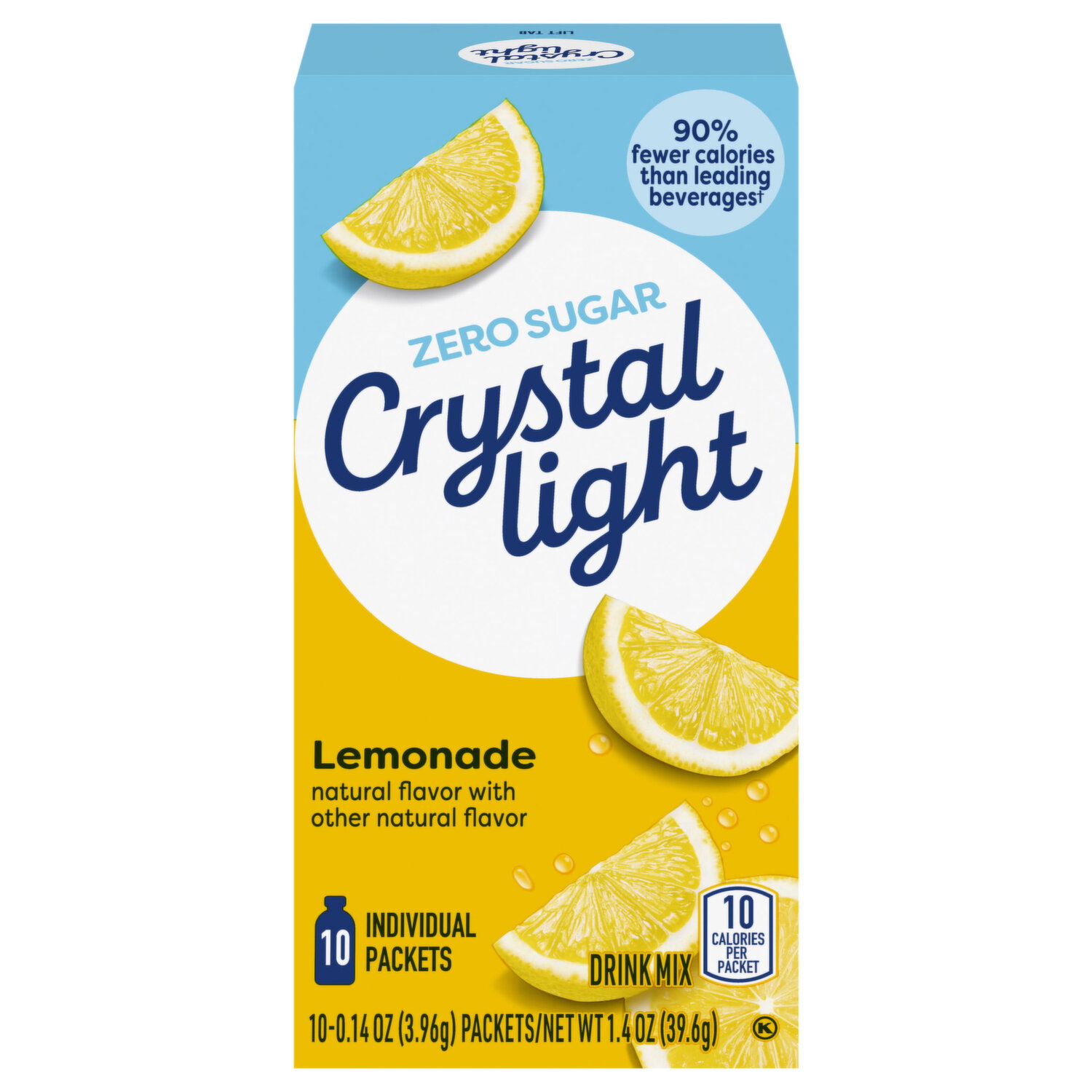Crystal Light Zero Sugar Packets Classic Orange Drink Mix - Smart