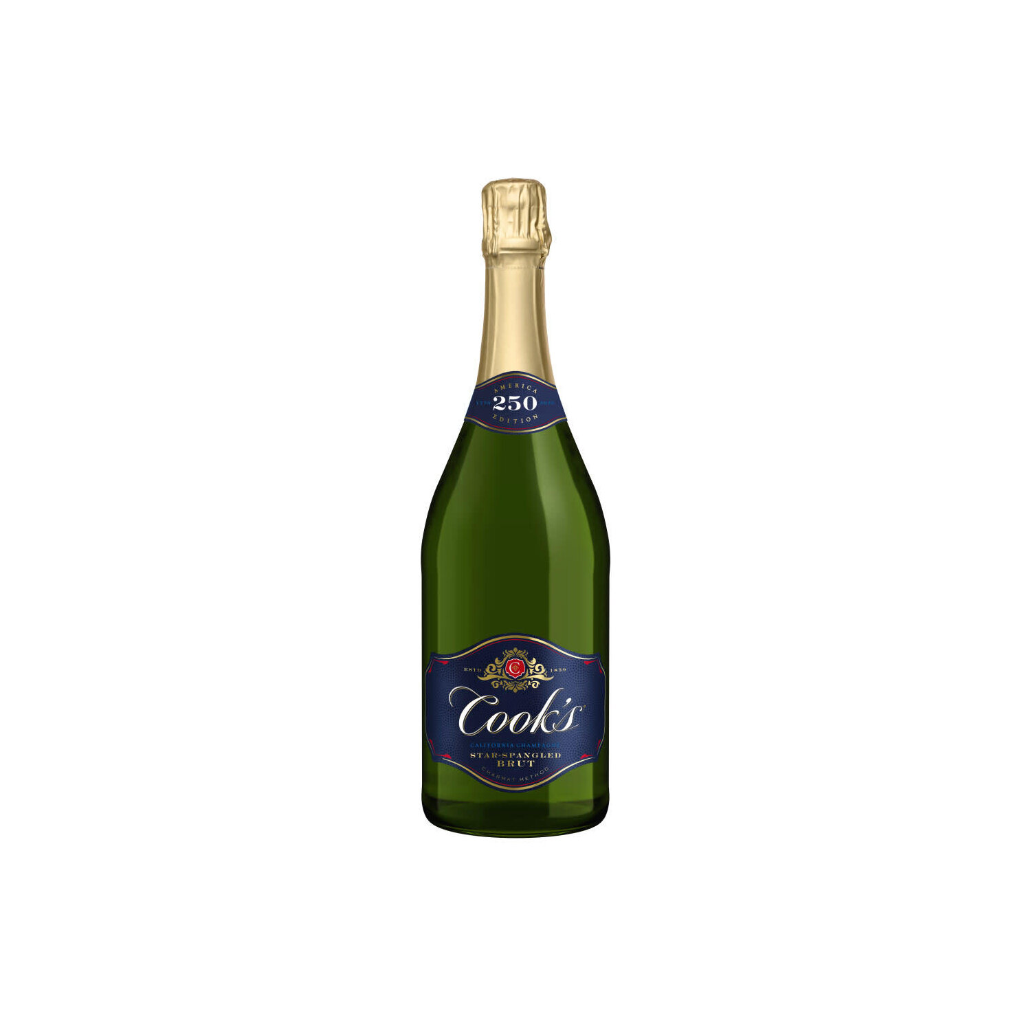 Cook's Brut Champagne Star Spangled America 250 Edition Sparkling