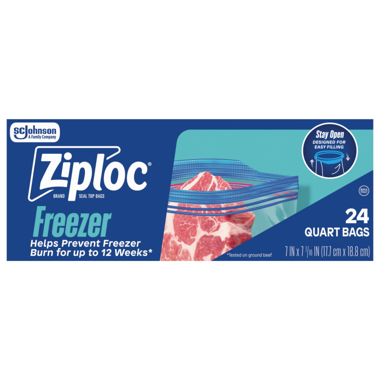 Ziploc Freezer Quart Bags - Smart & Final