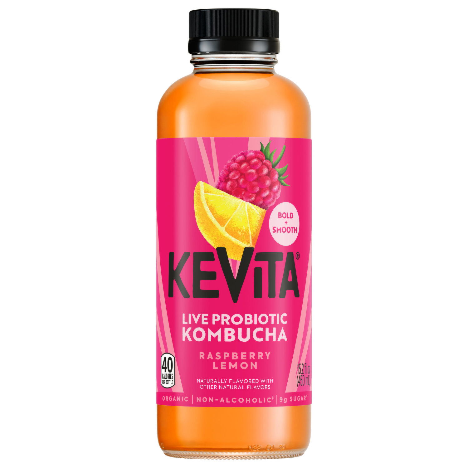 KeVita Live Probiotic Raspberry Lemon Kombucha - Smart & Final