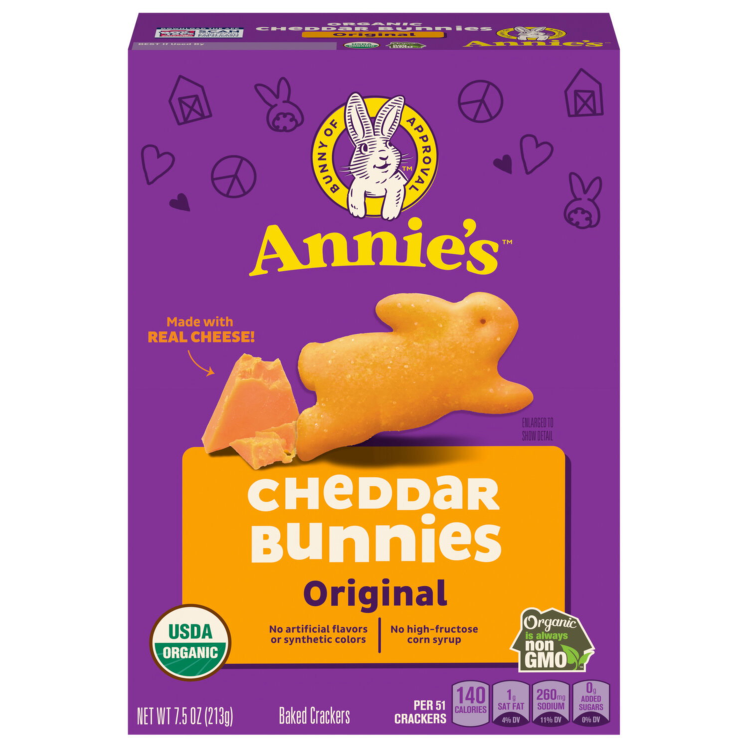 Annie's Cheddar Bunnies Original Baked Crackers - Smart & Final