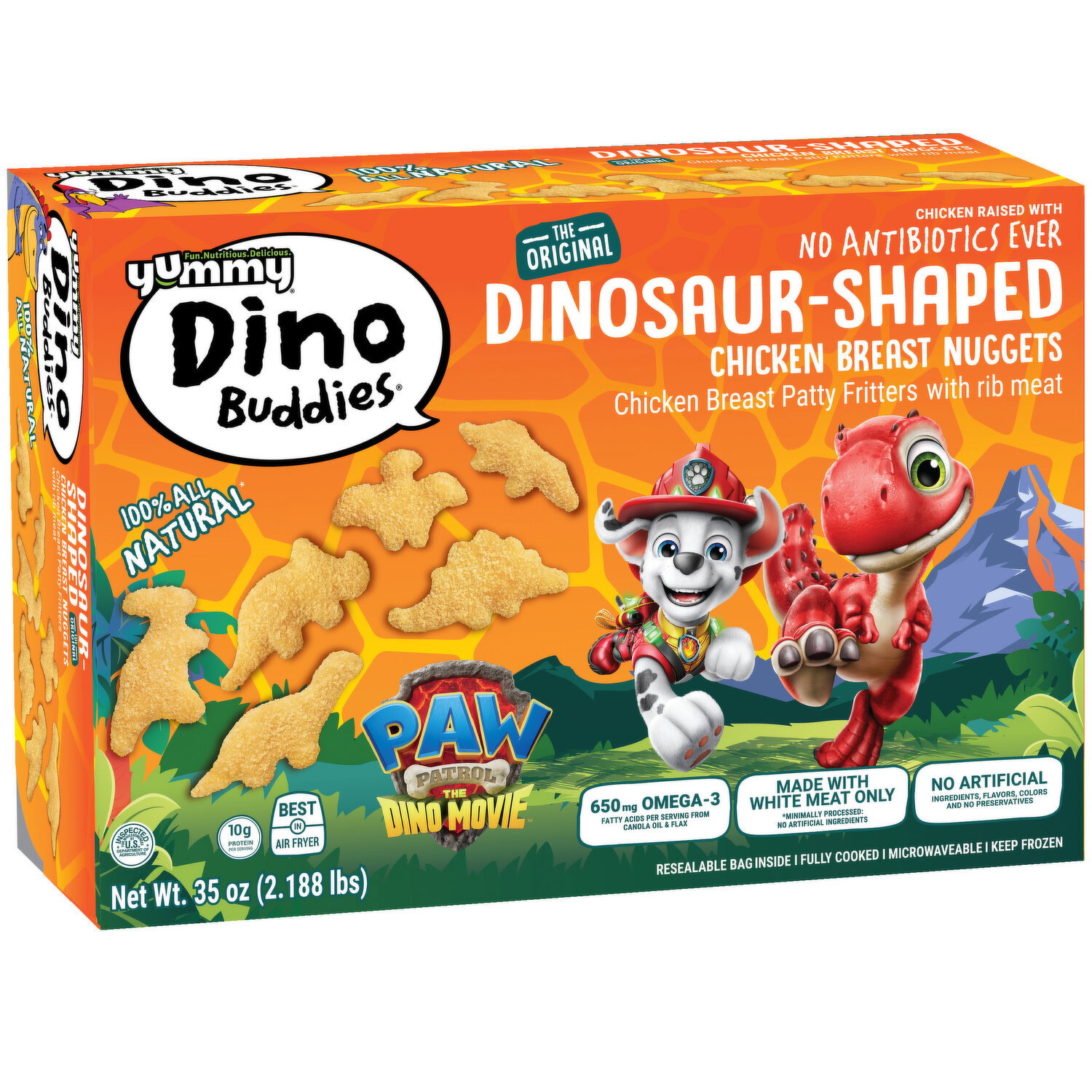 Dino Buddies Nuggets, Chicken Breast, Alphabet Shaped - Smart & Final