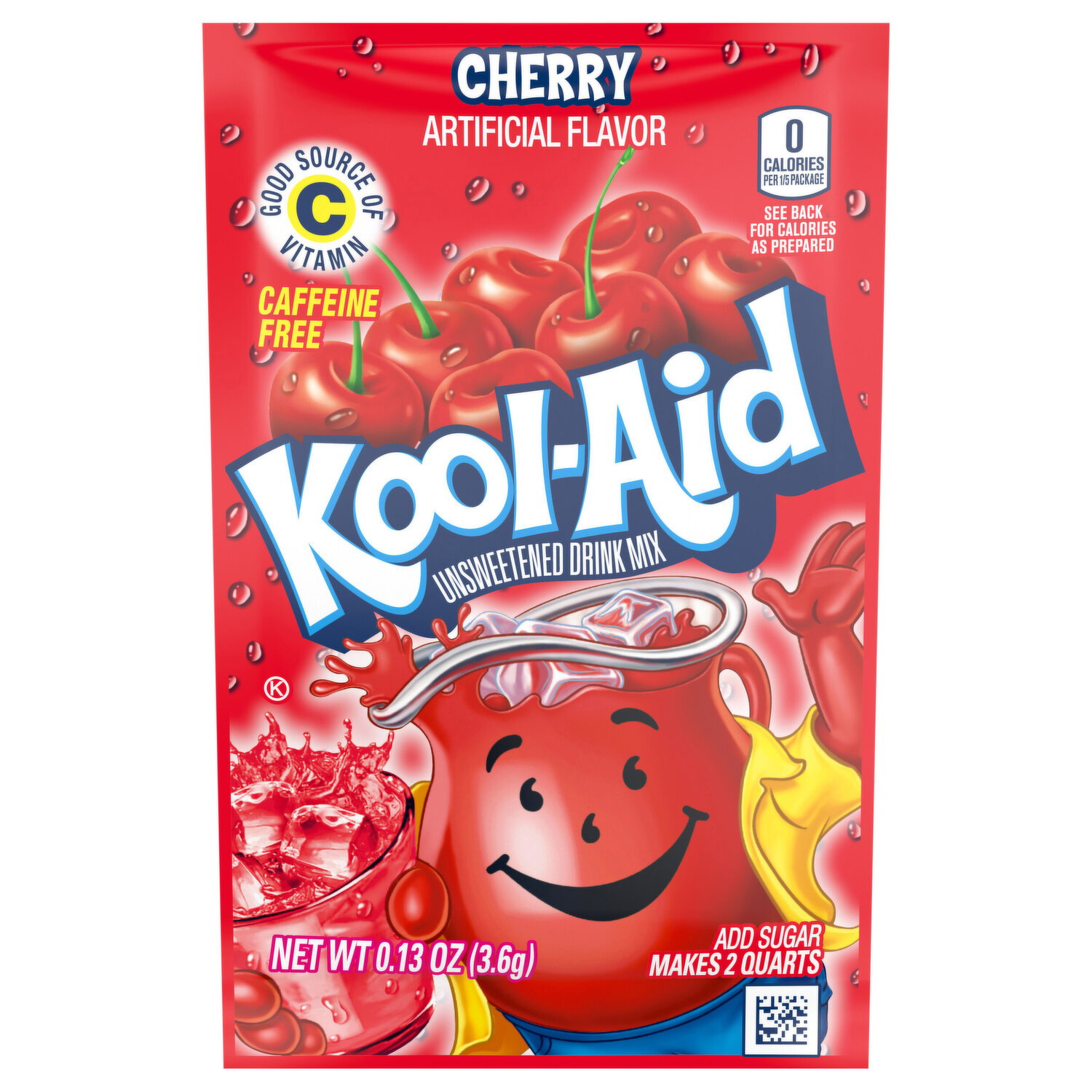 KALA 飲料 Kool-Aid Caffeine Free Unsweetened Tropical Punch Drink Mix