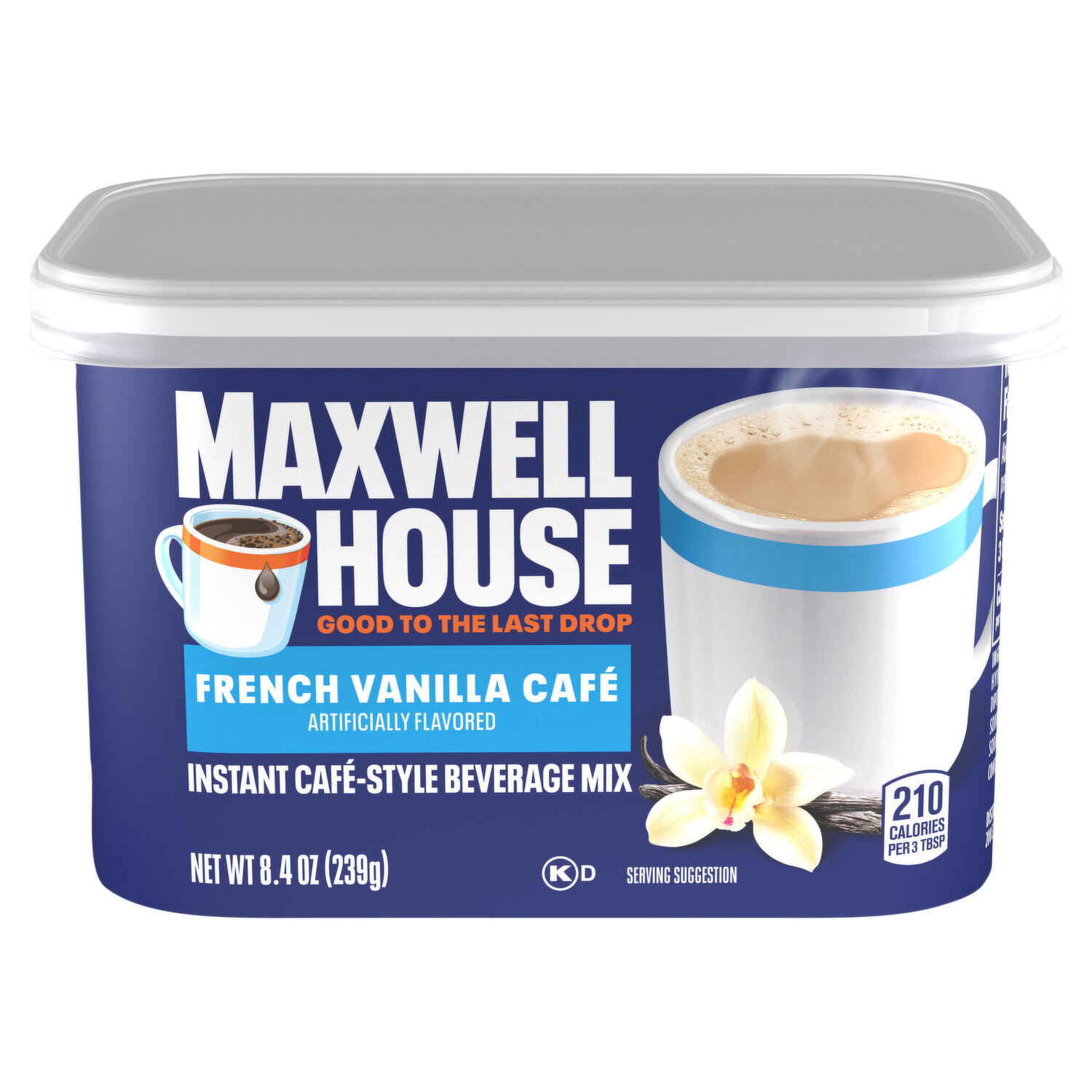 Maxwell House Instant Cafe-Style French Vanilla Cafe Beverage Mix