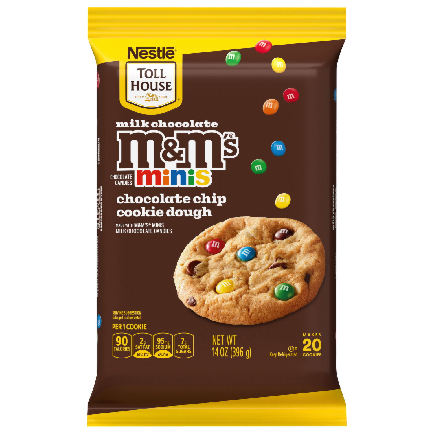 Toll House M&M's Minis Chocolate Chip Cookie Dough - Smart & Final
